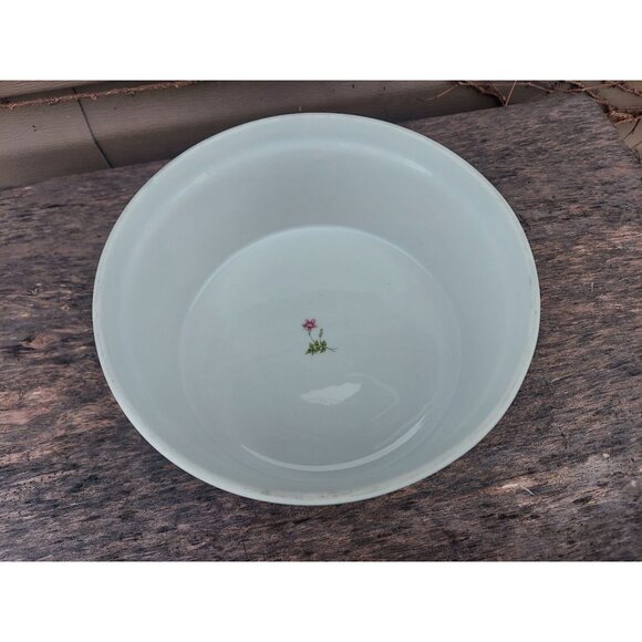 BIA Cordon Bleu Frieda Collection 8" White Souffle Dish w/ Floral Design - Picture 2 of 4